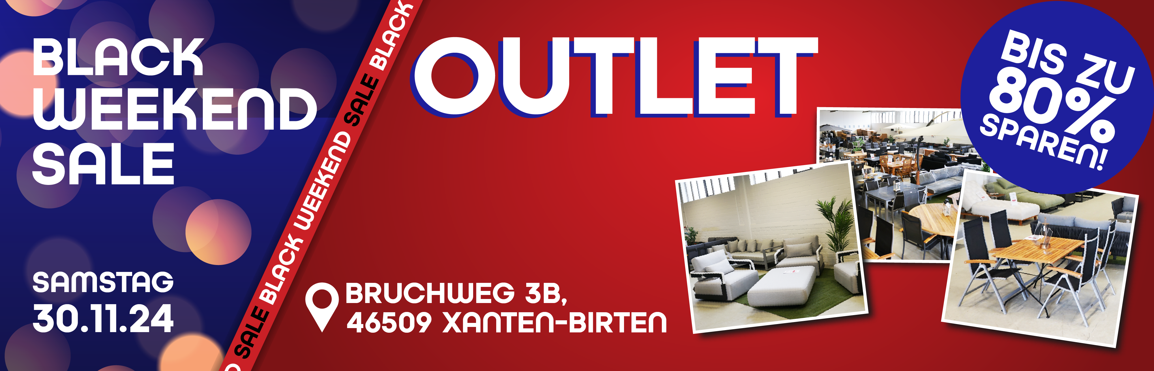 Outlet On page Black weekend