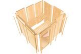 KARIBU Systemsauna Lilja, Fichtenholz 68mm, Eckeinstieg, ca. 3m² 4 18464-1.jpg