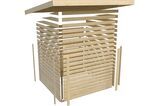 KARIBU Gartenhaus Askola 4, Fichtenholz 19 mm, Pultdach 8 17993-14.jpg
