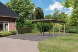 KARIBU Einzelcarport Eco, Kiefer-Massivholz, kesseldruckimprägniert, inkl. Beschlagbeutel 2 17961-2.jpg