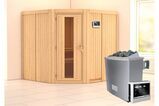 KARIBU Systemsauna Jarin, Fichtenholz 68mm, Eckeinstieg, ca. 3,4m² 1 18416-3.jpg