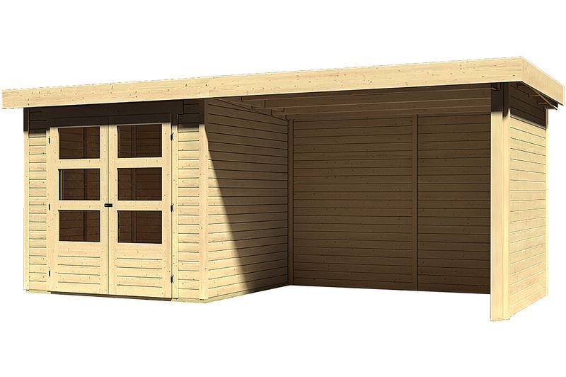 KARIBU Gartenhaus Askola 2, Fichtenholz 19 mm, Pultdach 1 17990-9.jpg