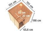 KARIBU Systemsauna Norin, Fichtenholz 68mm, Fronteinstieg, ca. 2,3m² 3 18405-1.jpg