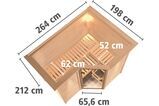 KARIBU Massivholzsauna Sahib 2, Fichtenholz 40mm, Eckeinstieg, ca. 2m² 3 18446-23.jpg