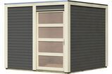KARIBU Gartenhaus Qubic, Fichtenholz 19 mm, Flachdach 1 17862-3.jpg