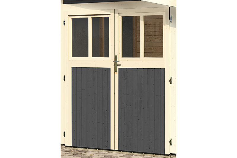 KARIBU Doppelflügeltür, Fichtenholz 1 17938-2.jpg