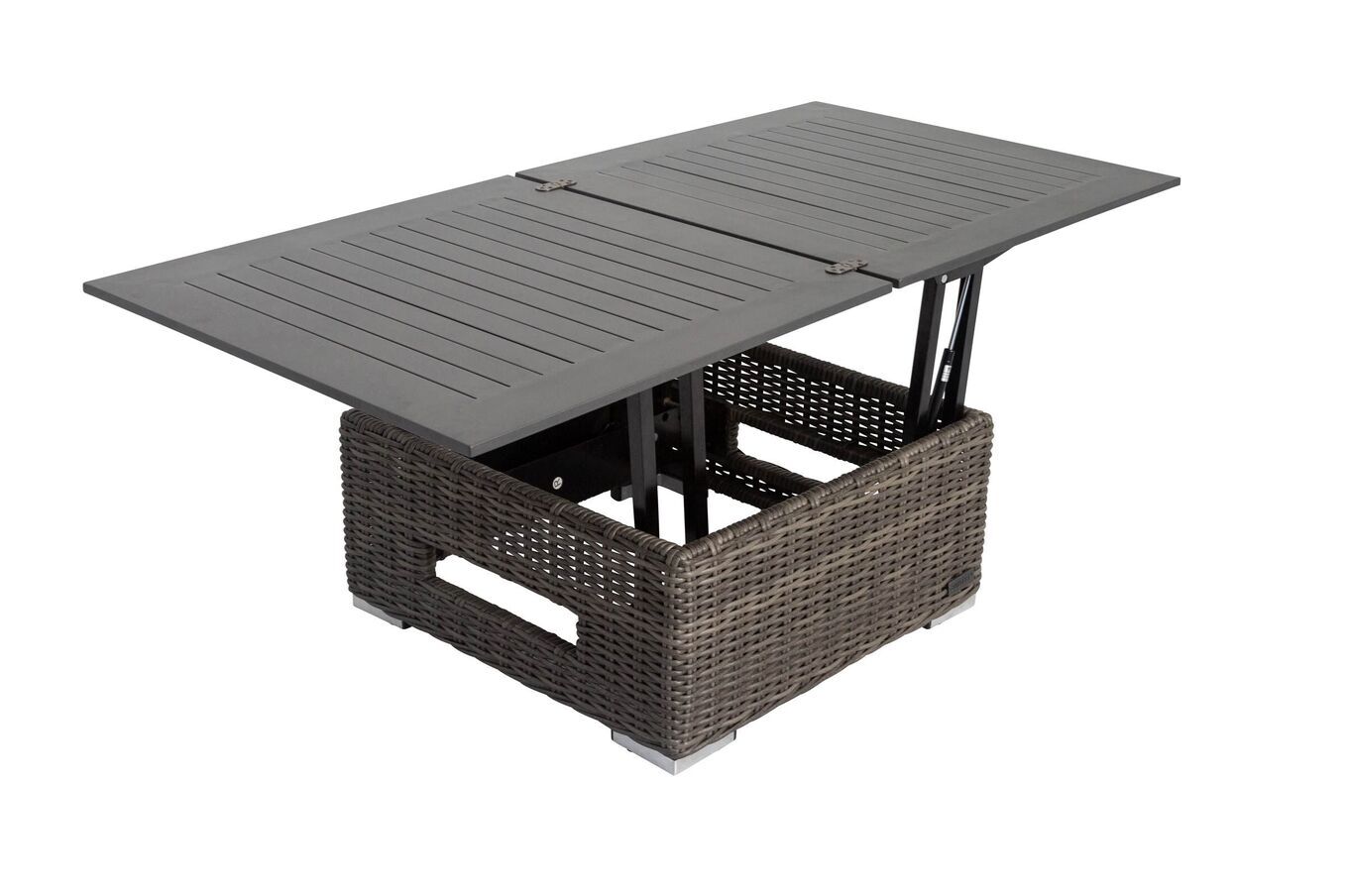 OUTFLEXX Loungetisch höhenverstellbar grau Gartenmoebel.de