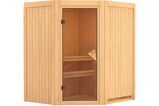 KARIBU Systemsauna Taurin, Fichtenholz 68mm, Eckeinstieg, ca. 2,3m² 2 18407-9.jpg