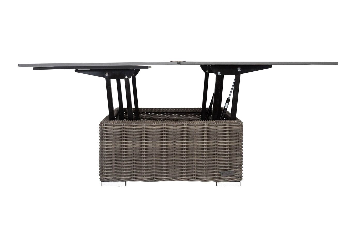 OUTFLEXX Loungetisch höhenverstellbar grau Gartenmoebel.de