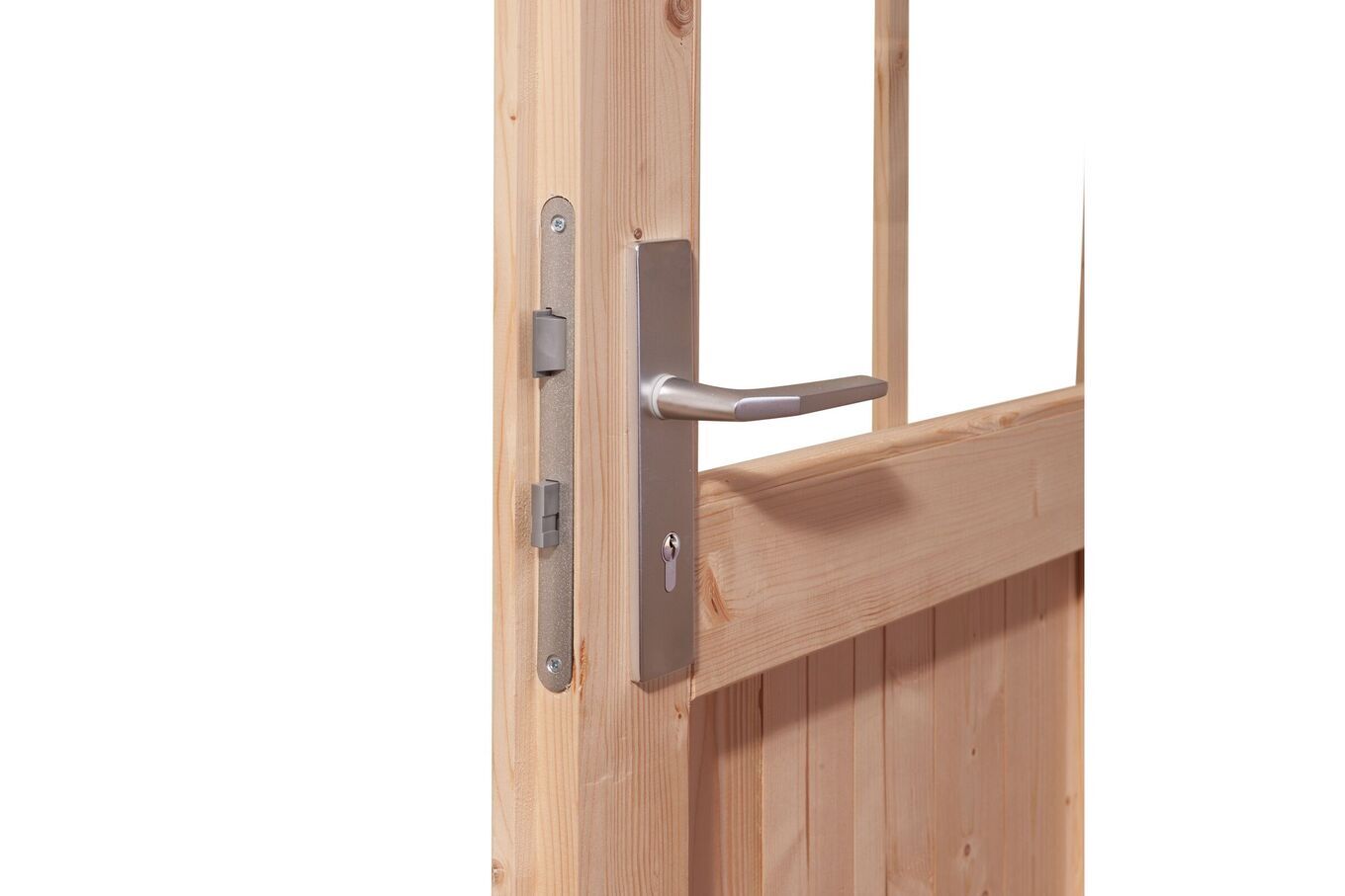 KARIBU Mainburg 5 Saunahaus, naturbelassen, Fichte, 508x368x253 cm, SET A mit Doppelflügeltür und Terrasse 31325-1 09.jpg