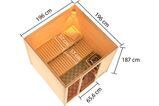 KARIBU Sauna Jutta, Fichtenholz 38 mm, Fronteinstieg, ca. 3,4m² 5 20235-1.jpg