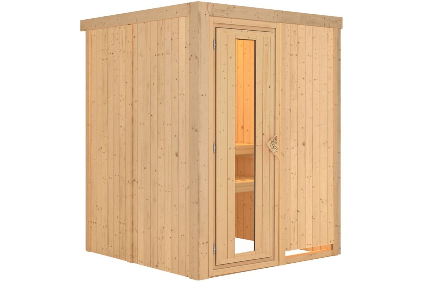 KARIBU Systemsauna Norin, Fichtenholz 68mm, Fronteinstieg, ca. 2,3m² 2 18405-1.jpg