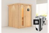 KARIBU Systemsauna Minja, Fichtenholz 68mm, Fronteinstieg, ca. 2,3m² 1 18455-8.jpg