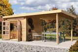 KARIBU Gartenhaus Kandern 6, Fichtenholz 28 mm, Flachdach 1 18010-1.jpg