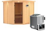KARIBU Systemsauna Jarin, Fichtenholz 68mm, Eckeinstieg, ca. 3,4m² 3 18416-24.jpg