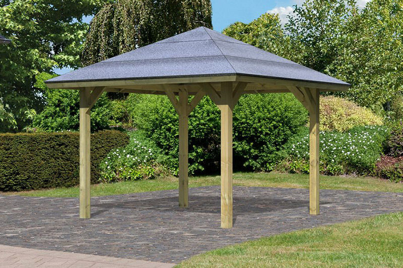 KARIBU Carport-Pavillon Kirn, Kiefer-Massivholz 3 17969-1.jpg
